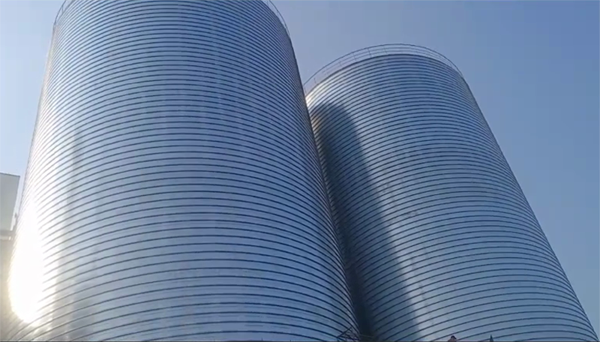 寿阳2座混凝土高架卷板仓